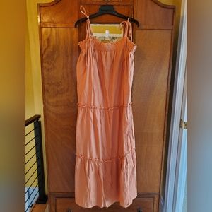 Womens lined maxi dress